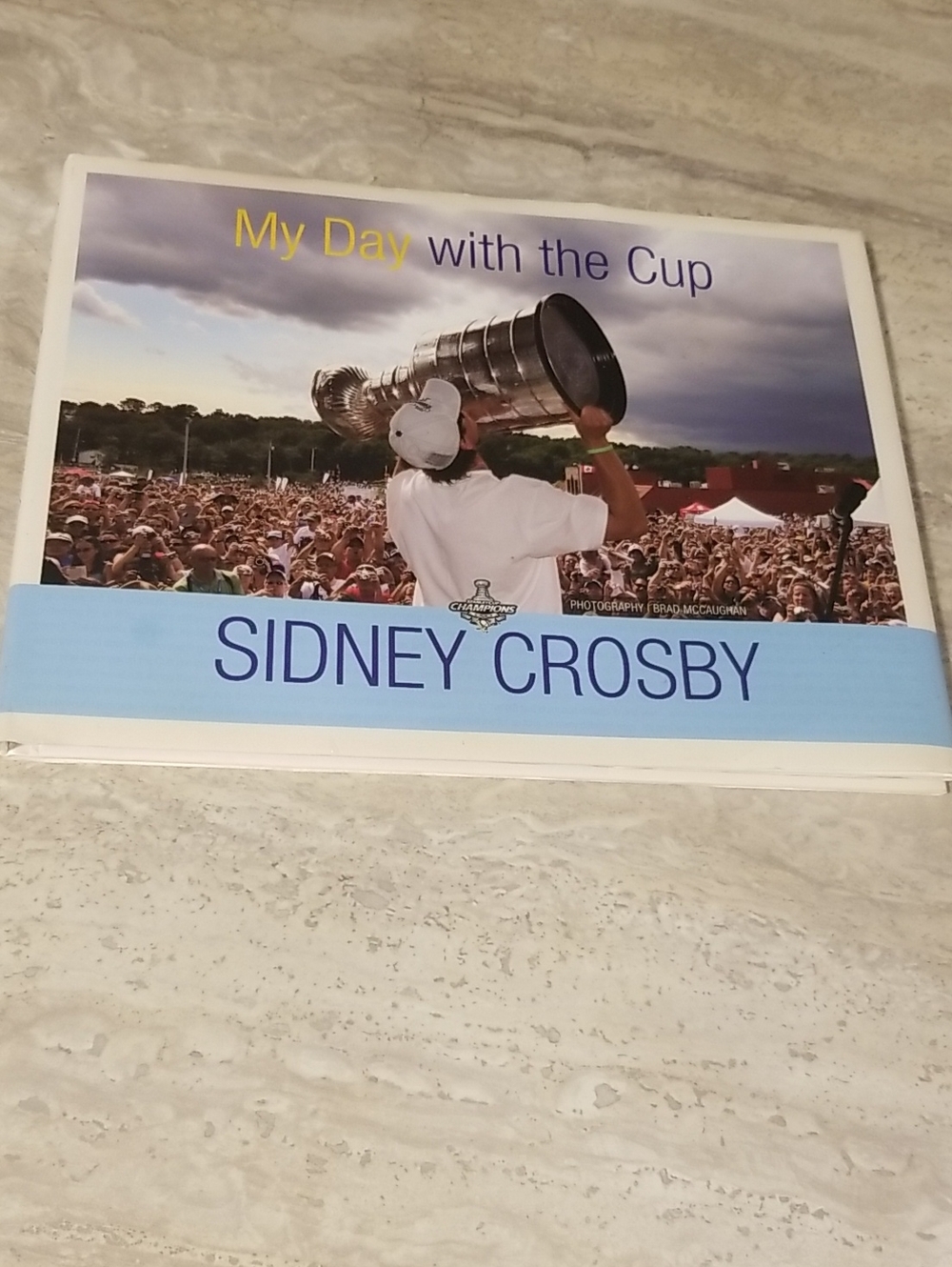 Sidney Crosby My Day With the Cup Photo Book - Hardcover With Dust Cover